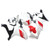 2007-2008 Yamaha YZF 1000 R1 Injection Fairing Kit Bodywork Plastic ABS #104 Amotopart Fairing