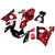 1998-2002 Yamaha YZF 600 R6 Injection Fairing Kit Bodywork Plastic ABS #102 Amotopart Fairing