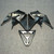 Painted Black ABS Plastic Fairing Bodywork Kit For Yamaha YZFR1 YZF R1 2000-2001 #17