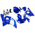 1998-2002 Yamaha YZF 600 R6 Injection Fairing Kit Bodywork Plastic ABS #107 Amotopart Fairing