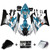 2006-2007 Yamaha YZF 600 R6 Amotopart Injection Fairing Kit Bodywork Plastic ABS #139