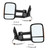 Pair of Electric Extendable Towing Mirrors for Isuzu D-MAX 2012+ Black