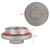 4x Valve Adjuster Cover Cap O-Ring For Suzuki QuadRunner LT LT-F 125 160 185 230