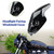 Headlight Fairing Windshield Cover For CB150 Bonneville T100 Monster Gloss Black