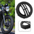Horn Cover Universal Decorative Cover For bobber T120 T100 Street twin Black