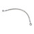 35cm/14" M10 Brake Oil Hose Line Banjo Fitting Stainless Steel End