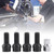 4+1 Set 17mm Black Wheel Bolt & Lock Lug Nut For VW Golf Beetle Passat Audi