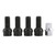 4+1 Set 17mm Black Wheel Bolt & Lock Lug Nut For VW Golf Beetle Passat Audi