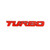 Metal 3D Turbo Logo Car Emblem Badge Sticker Trunk Bumper Decal Red