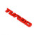 Metal 3D Turbo Logo Car Emblem Badge Sticker Trunk Bumper Decal Red