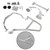 Upper Crash Bars Engine Guards Protector Silver Fit For Bmw R1250Gs 18-21 19 20 Upper Crash Bars Engine Guards Protector Silver Fit For Bmw R1250Gs 18-21 19 20