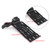 LED Light Black Side Mount License Plate For Harley Sportster 1200 XL1200L 06-11