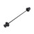 Wheel Axle Frame Sliders Swingarm Spools For Yamaha Tenere 700 2021 Black Wheel Axle Frame Sliders Swingarm Spools For Yamaha Tenere 700 2021 Black