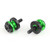 CNC 10mm Swingarm Sliders Spools For Fit for Kawasaki Ninja 250R 650R VERYSY 650 Green