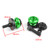 CNC 10mm Swingarm Sliders Spools For Fit for Kawasaki Ninja 250R 650R VERYSY 650 Green