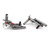 Motorcycle Adjustable Rearset Rearsets Foot pegs For Yamha MT-03/MT25 2015+ Gray