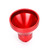 Red Aluminum Oil Filler Funnel 20mm Universal Oil Catch Drain Motorcycle