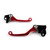 Off Road Pivot Aluminum Brake Clutch Levers For Honda CRF230F 2003-2009 08 Red