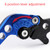 Left&Right Motorcycle Brake Clutch Levers For NMAX 125/155 2015-2018 Blue Left&Right Motorcycle Brake Clutch Levers For NMAX 125/155 2015-2018 Blue