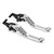 Left&Right Motorcycle Brake Clutch Levers For NMAX 125/155 2015-2018 Silver