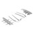 Goldwing Chrome Fairing Premier Shark Gills Fit Honda GL1800 2001-2011 Goldwing Chrome Fairing Premier Shark Gills Fit Honda GL1800 2001-2011
