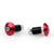Universal Motorcycle Street Bike 7/8" Handlebar Grips Bar End Plugs Red Generic