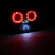 Motorcycle Led Rear Tail Light Brake Indicator Light Number Plate 12V Black