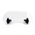 Universal Adjustable Clip On Windshield Extension Spoiler Wind Deflector Clear