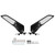 Wing Fin Spoiler Side Rearview Mirrors For Suzuki GSXR1000 2017-2021 20 19 18 Wing Fin Spoiler Side Rearview Mirrors For Suzuki GSXR1000 2017-2021 20 19 18