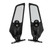 Wing Fin Spoiler Side Rearview Mirrors For Honda CBR1000RR 04-07 CBR600RR 04-12