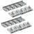 20x Fairing Clips M6 6mm Bodywork Panel Spire Clip Motorcycle Speed Clips U Nut