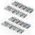 20x Fairing Clips M6 6mm Bodywork Panel Spire Clip Motorcycle Speed Clips U Nut