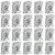 20x Fairing Clips M6 6mm Bodywork Panel Spire Clip Motorcycle Speed Clips U Nut
