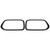 Gloss Black Front Bumper Grill Frame Cover Trim Fit BMW X2 Series F39 2018-2023