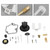 Carburetor Carb Rebuild Kit acceleration pump fit for KT CVK24 Scooter Racing Carburetor Carb Rebuild Kit acceleration pump fit for KT CVK24 Scooter Racing