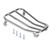 Floor Board Rack Carrier Chrome For Vespa 125 200 250 300 GTS GTV GT GTL