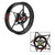 Front & Rear Wheel Rims Black For Kawasaki Z400 EX400 Ninja 400 ABS 2018-2022