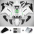 Injection Fairing Kit Bodywork Plastic ABS fit For Kawasaki ZX6R 636 2007-2008 107