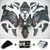 Injection Fairing Kit Bodywork Plastic ABS fit For Kawasaki ZX6R 636 2007-2008 116