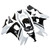2008-2010 Kawasaki ZX10R Amotopart Injection Fairing Kit Bodywork Plastic ABS #104