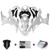 2018-2023 Kawasaki EX400/Ninja400 Amotopart Injection Fairing Kit Bodywork Plastic ABS #102