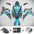 Injection Fairing Kit Bodywork Plastic ABS fit For Kawasaki ZX10R 2011-2015 101