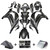 2011-2015 Kawasaki ZX10R Amotopart Injection Fairing Kit Bodywork Plastic ABS #108