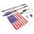 2X 3ft RGB LED Whip Lights Antenna W/ Flag Remote Control For Polaris RZR UTV ATV