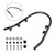 Front Fender Bumper Guard Crash Bar Mudguard For Vespa Sprint Primavera black Front Fender Bumper Guard Crash Bar Mudguard For Vespa Sprint Primavera black