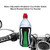 Adjustable Handlebar Cup Holder Bottle Mount Bracket 25Mm Green For Motorcycle