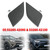 Right & Left Front Bumper Tow Eye Cap for Toyota Rav4 2016-2018