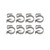8PCS Fuel Injectors Repair Seal Kit 0261500105 fit Range Rover fit Jaguar 5.0L