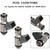 2PCS Fuel Injectors For Dyna FLH FLT 2001-2010 IWP162 28040151A IWP-162