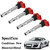 4x Red Coil Packs Set 06E905115E For Audi R8 2.0TFSI/2.0TSI A3/GOLF 5/LEON 4x Red Coil Packs Set 06E905115E For Audi R8 2.0TFSI/2.0TSI A3/GOLF 5/LEON